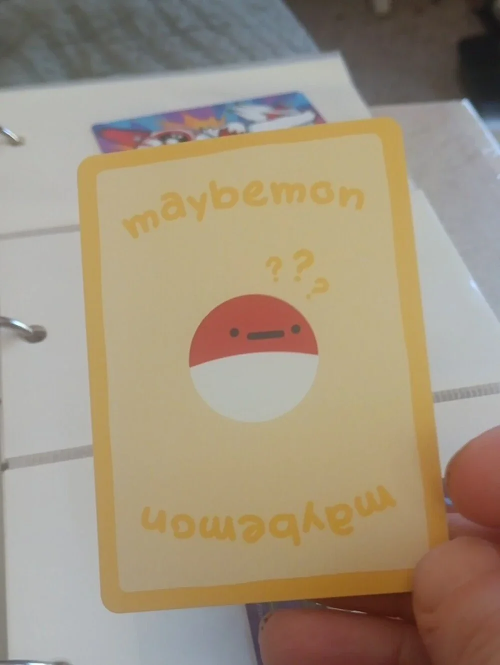 Pokemon Sea Unicorn Card - Light Blue
